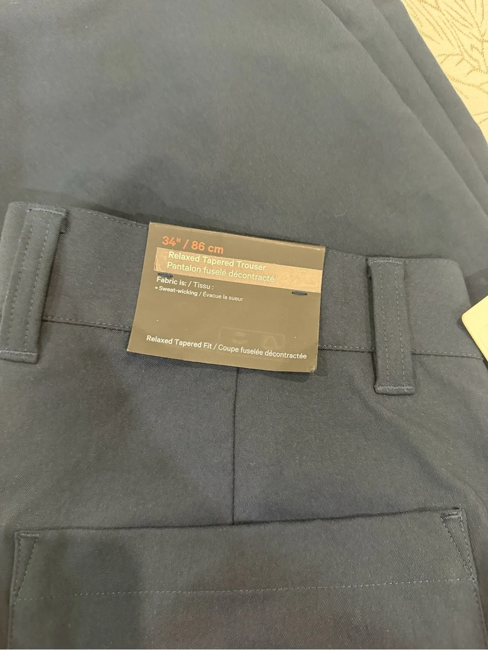 lululemon athletica Men's Dark Navy Chinos - Picture 2 of 7